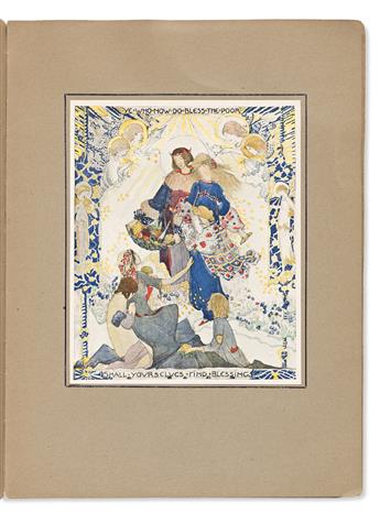 King, Jessie M., illustrator (1875-1949) A Carol, Good King Wenceslas.